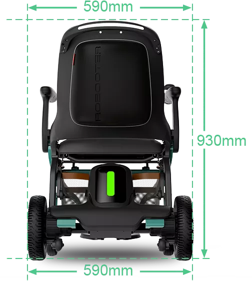 S490 Robooter Akülü Tekerlekli Sandalye